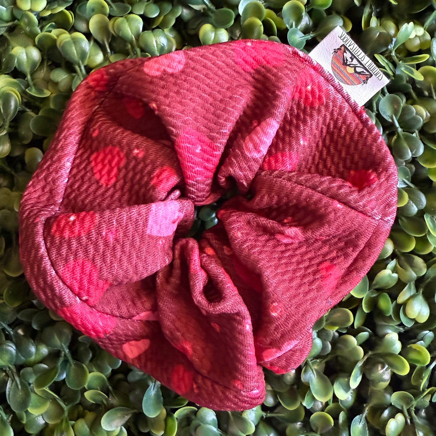 Red with Hearts